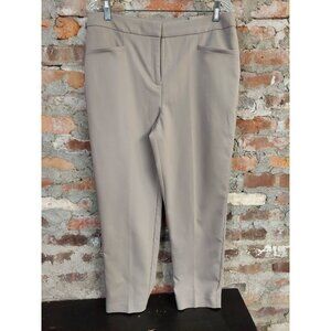 New Fabulously Slimming By Chicos Womens Pants Sz 2 Tan Brown Stetch Dress U